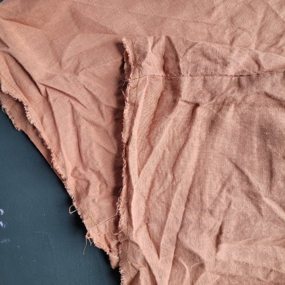 Cropped Wide Leg 100% Linen trousers Indie Brand Len OK - Picture 6 of 9